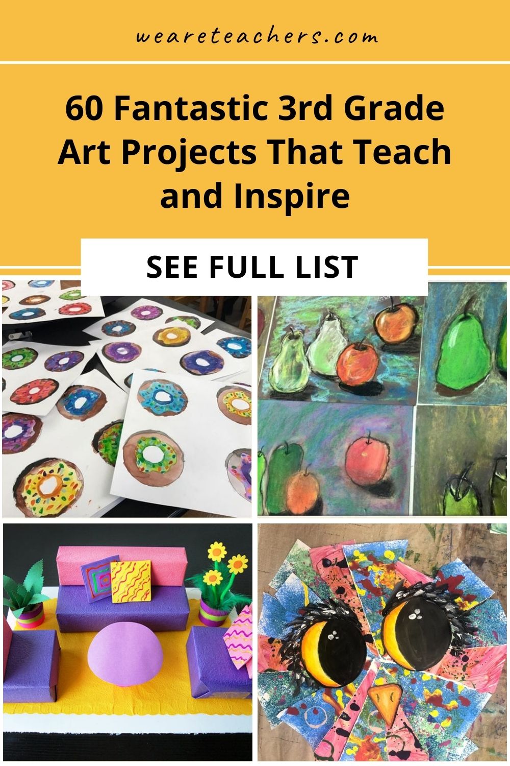 3rd grade art Teach your 3rd grade art students about famous artists and help them develop their creative skills with these clever projects.