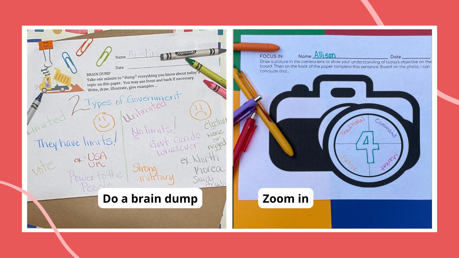 exit tickets feature