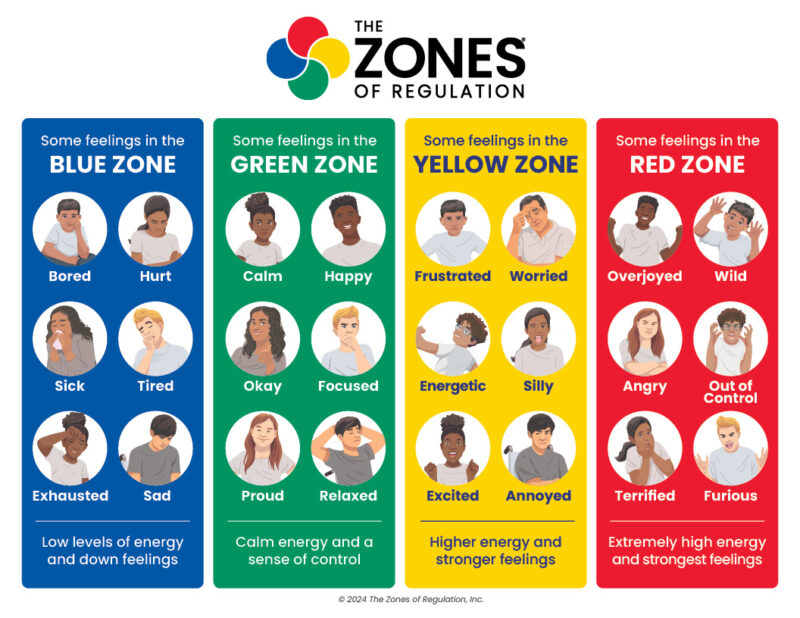 ZV_Four_Zones_Landscape poster of the zones of regulation