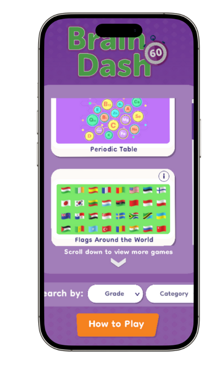 Brain Dash 60 on mobile
