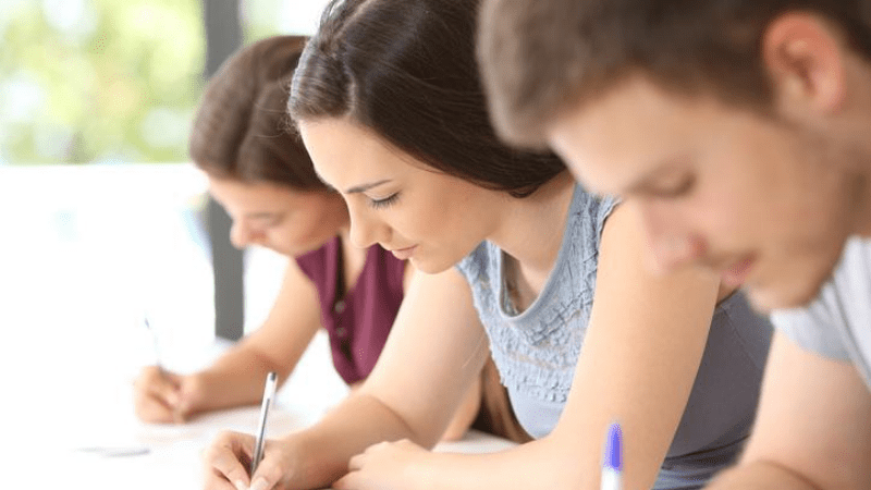 High schoolers take surveys to help start career conversations with students